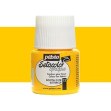 Pebeo Setacolor Opaque Kumaş Boyası (Opak) 45ML Buttercup 13