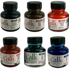 Daler Rowney Calli Kaligrafi Mürekkep Seti 6lı