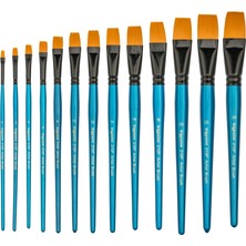 Bigpoint 210F Serisi Sentetik Kıl Düz Kesik Fırça Seti