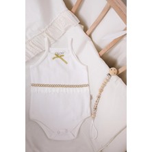 Baby Hola Ip Askılı Simli Kız Bebek Atlet Badi 3529