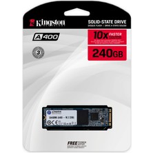 Kingston A400 SSDnow 240GB 500MB-350MB M.2 Sata SSD