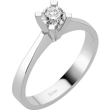 Sirius Pırlanta G Renk 0,41 Karat Pırlanta Tektaş Yüzük 0417R0175