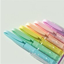 Kagito Highligter Karışık Pastel Kalem - 6'lı Set