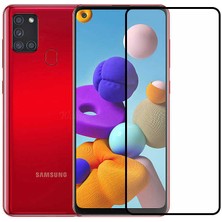 HEPTEKİLETİŞİM Samsung Galaxy A21S Ekran Koruyucu Kırılmaya Dayanıklı Cam Koruyucu (Muzy-5d)