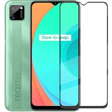 HEPTEKİLETİŞİM Realme C11 Ekran Koruyucu Kırılmaya Dayanıklı Cam Koruyucu (Muzy-5d)