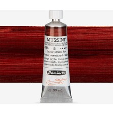 Schmincke  Mussini Yağlı Boya 35ML Translucent Red Oxide 365 S.3