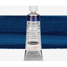 Schmincke  Mussini Yağlı Boya 35ML Translucent Cyan 477 S.3