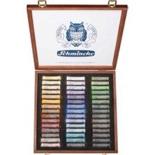 Schmincke Pastel Boya Wooden Box 45'li Set (Ahşap Kutu)