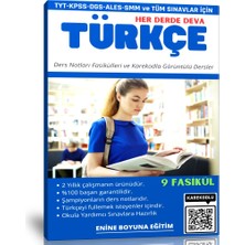 Enine Boyuna Eğitim Her Derde Deva Türkçe (9 Fasikül Konu Anlatımı)