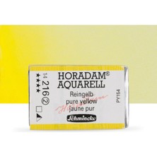 Schmincke Horadam Aquarell Tam Tablet Sulu Boya Pure Yellow 216 S.2