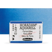 Schmincke Horadam Aquarell Tam Tablet Sulu Boya Paris Blue 491 S.2