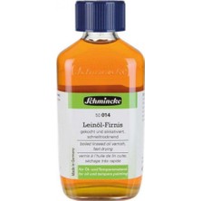 Schmincke Boiled Linseed Oil Varnish Fast Drying 014 200ML (Keten Yağı)