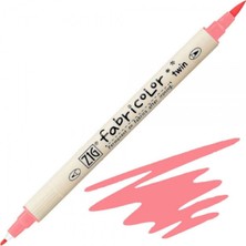 Zig Fabricolor Marker Twin Kumaş Kalemi Light Carmine 021
