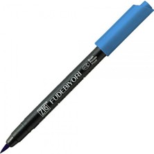 Zig Fudebiyori Brush Pen CBK-55N Dull Blue 34