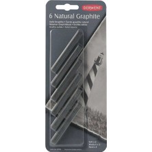 Derwent Compressed Charcoal Blister 6'lı (Sıkıştırılmış Kömür Çubuk)