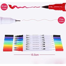 Dodocool Çift Taraflı Brushpen 36 Adet Marker Kalem Seti Bullet Jurnal Mandala Eskiz Boyama Keçeli Kalem Seti