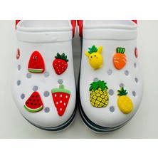 Ozan Tuhafiye Crocs Jibbitz Terlik Süsü 8'li Set CJ805 67-199-206-210-211-219-228-421
