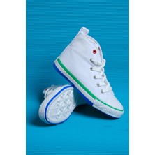 Oksit Rock 575 Unisex Konçlu Kanvas Çocuk Sneaker