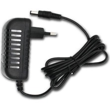 Melek Store  Powermaster PM-16736 5 Volt - 2.5 Amper Plastik Kasa Priz Tipi Adaptör 5.5*2.5 Uç
