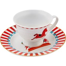 Karaca Circus Tek Kişilik Kahve Fincan Takımı 90 ml