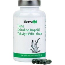 Tiens Spirulina Kapsül Takviye Edici Gıda 100 Kapsül