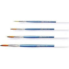 Pebeo 333 Serisi Kısa Saplı Sentetik Yuvarlak Fırça No: 2/0