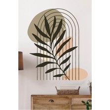 Kt Grup Bohem Leaves Art 50 x80 cm Yapışkanlı Duvar Sticker Doğal Tema ile Şık Dekorasyon