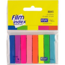 Kraft Kraf Index Film (Pp) 8 Renk 25SF Kitap Ayıracı