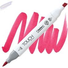 Shinhan Art Touch Twın Brush Pen : Çift Taraflı Marker : Wr4 Vivid Red