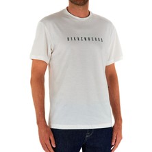 Bikkembergs Beyaz Erkek T-Shirt C 4 114 25