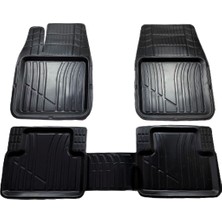 Dnz Fiat Punto 5 Kapı 1999 - 2011 Arası 3D Arwen Kauçuk Siyah Oto Paspas