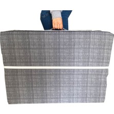 Vip Home Concept Katlanır Yer Yatağı ve Tek Kişilik Sünger Katlanır Minder Yatak 70X180 cm 6 cm Gri