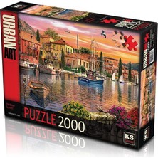 KS Games 2000 Parça Harbour Sunset Puzzle