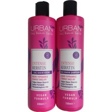 Urban Care Saç Bakım Serisi Intense&keratin Setisette1 Adet Intense Vekeratin Saç Bakım Kremi 330 ml + Intense Keratin Şampuan 330 ml