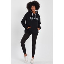 Alexander Gardi Baskılı Kapüşonlu Comfort Fit Sweatshirt (E22-757A-02)