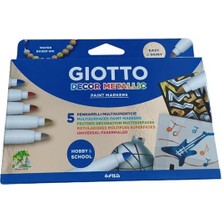 Giotto Decor Kalemi 5!li Metalik