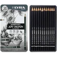 Lyra Rembrandt Art Design Dereceli Kalem Seti 12LI Metal Kutu 1111120