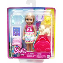 Barbie HJY17 Chelsea Seyahatte Bebek ve Aksesuarları