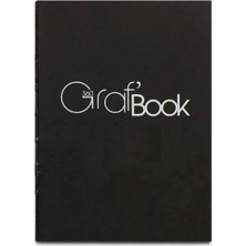 Clairefontaine Graf Book 360 100GR Dikişli Çizim Defteri 100 Sayfa A5 (14,8X21CM)