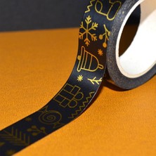 Kagito Washi Tape Yılbaşı Tasarımlı Bant