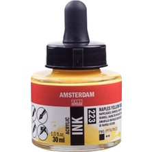 Amsterdam Amsterdam Akrilik Mürekkep : Acrylic Ink : 30ML : Naples Yellow Deep 223