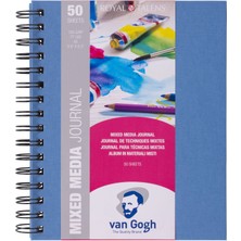 Van Gogh Çok Amaçlı Defter A5 - 160 Gr. 50 Ypr. Spiralli Sert Kapak