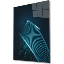 Eliza Home  Geometrik Mimari Cam Tablo
