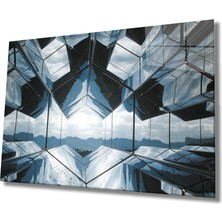 Eliza Home  Geometrik Mimari Cam Tablo