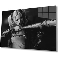 Eliza Home  Siyah Beyaz Insan Fotoğrafları  Kadın Cam Tablo