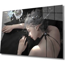 Eliza Home  Kadınlar Peri Kızı Cam Tablo Fairy