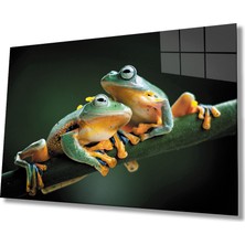 Eliza Home  Kurbağa Cam Tablo