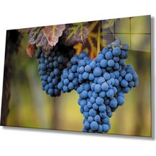 Eliza Home  Üzüm Mutfak Natürmort Cam Tablo