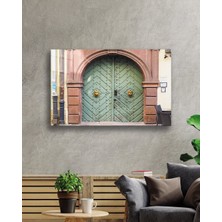 Eliza Home  Kemerli Kapı Arched Door Table  Cam Tablo