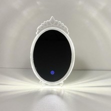 Torima Dekoratif Kristal Elmas Led Işıklı Masa Aynası LW11